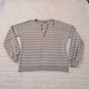 Marled Striped Sweater